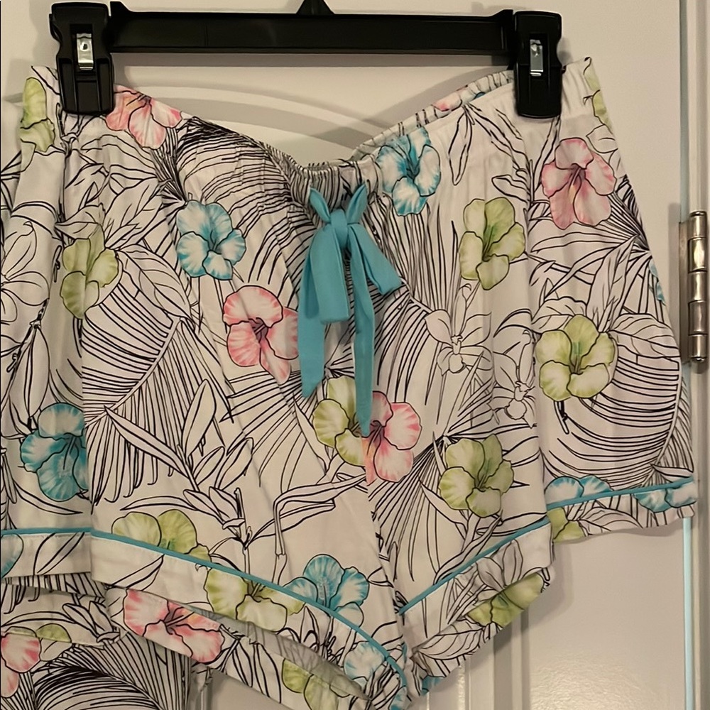 Tropical Floral Pajama Set